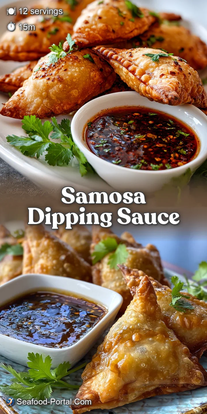 Close-up: Bright green cilantro mint chutney with visible herbs; chunky, glossy tamarind sauce with a dark, syrupy texture.