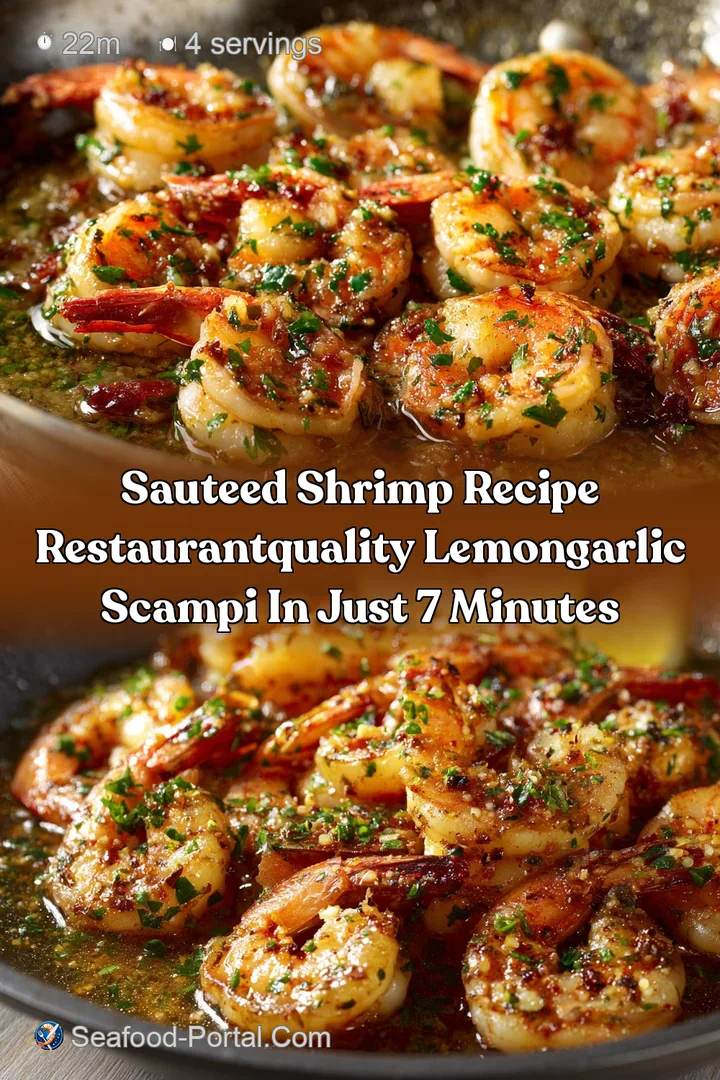 Sauteed Shrimp Recipe RestaurantQuality LemonGarlic Scampi in Just 7 Minutes