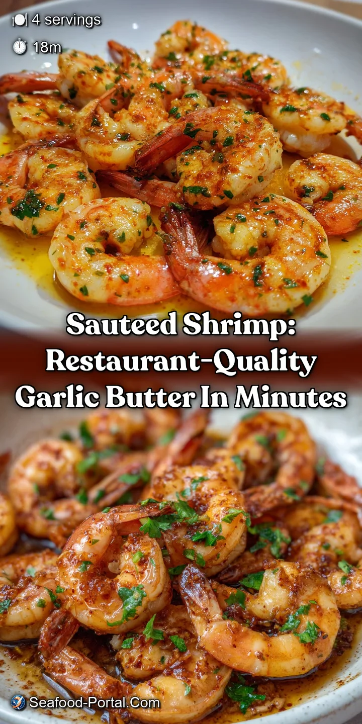 Sauteed Shrimp: Restaurant-Quality Garlic Butter in Minutes