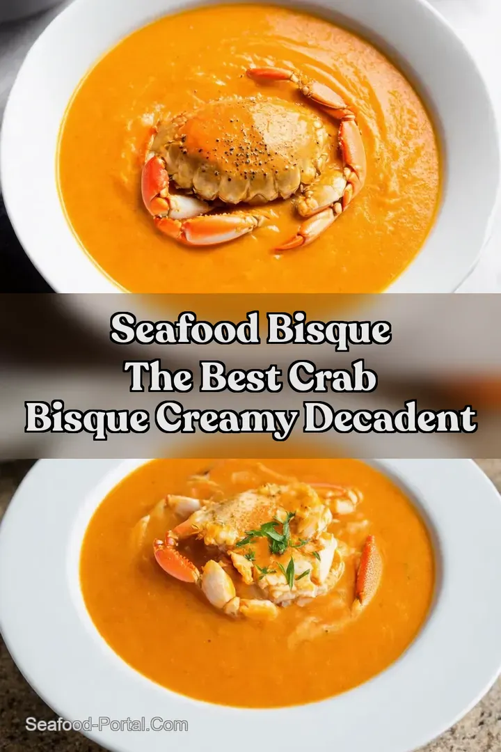 Seafood Bisque The BEST Crab Bisque Creamy Decadent