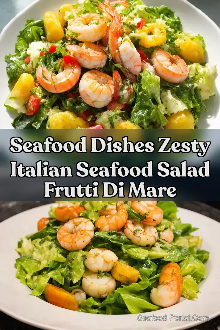 Seafood Dishes Zesty Italian Seafood Salad Frutti di Mare