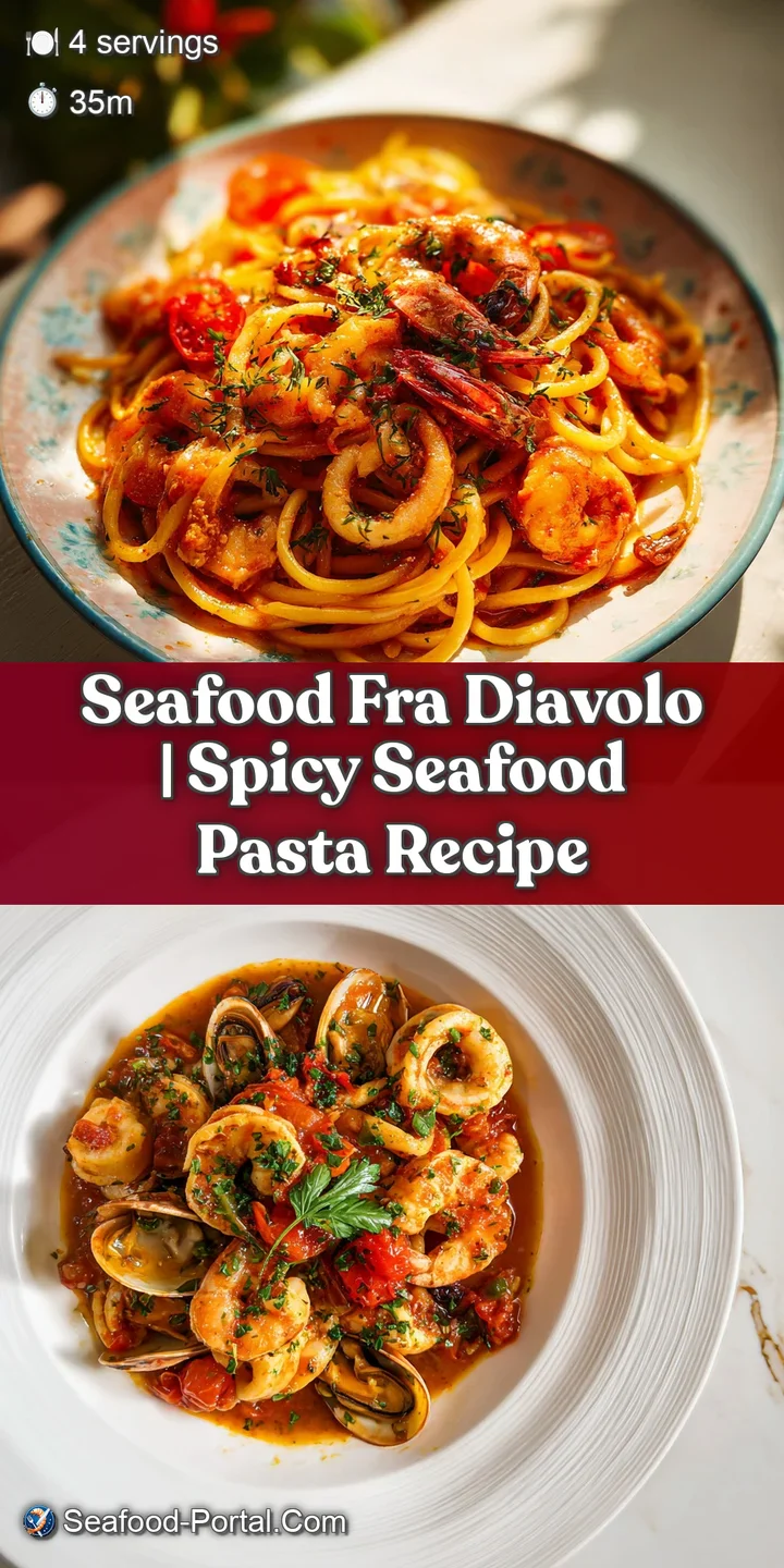 Close-up of succulent lobster meat nestled in a bed of perfectly cooked pasta with a fiery red, zesty sauce.