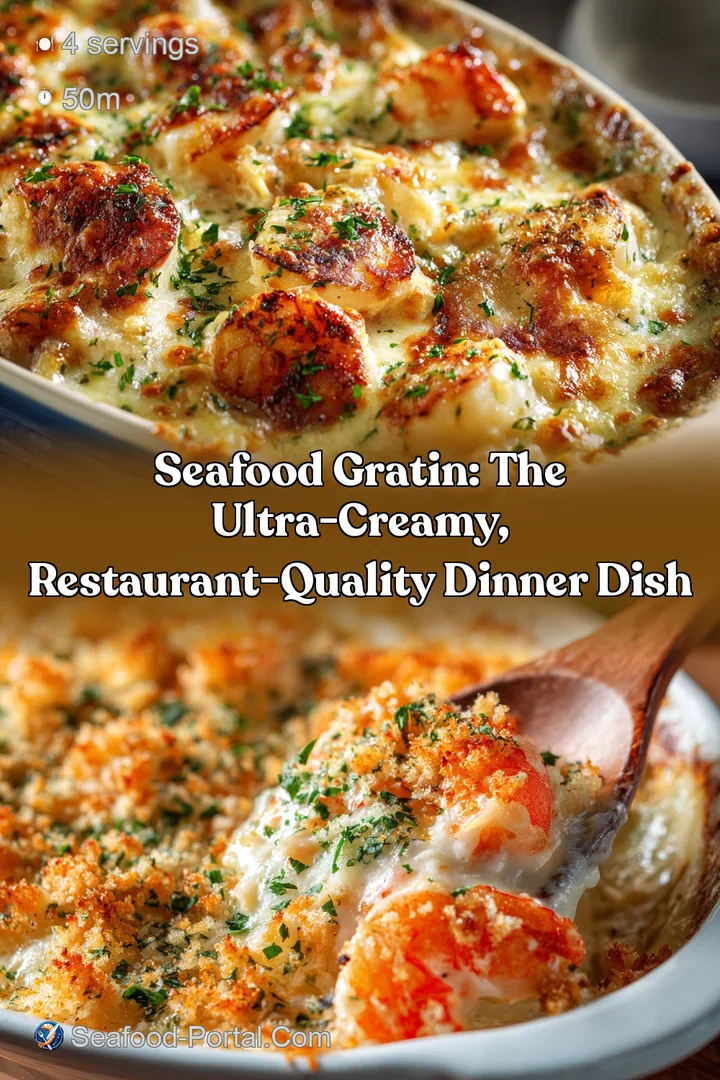 Seafood Gratin: The Ultra-Creamy Restaurant-Quality Dinner Dish