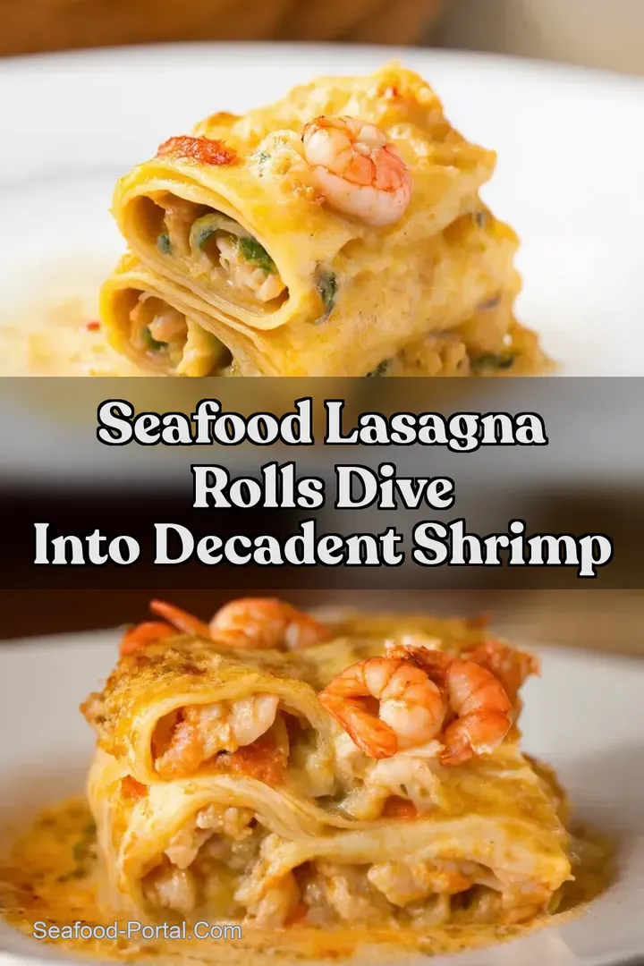 Seafood Lasagna Rolls Dive into Decadent Shrimp