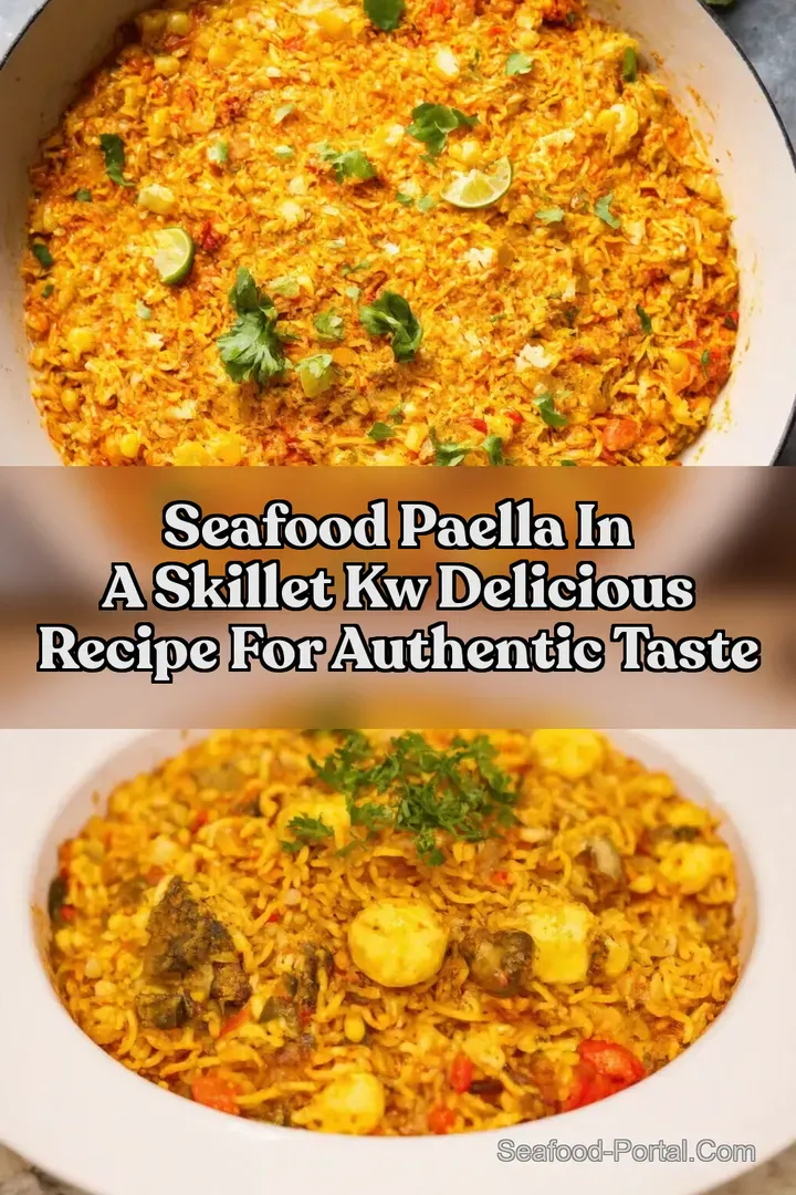 Seafood Paella In A Skillet kw Delicious Recipe For Authentic Taste