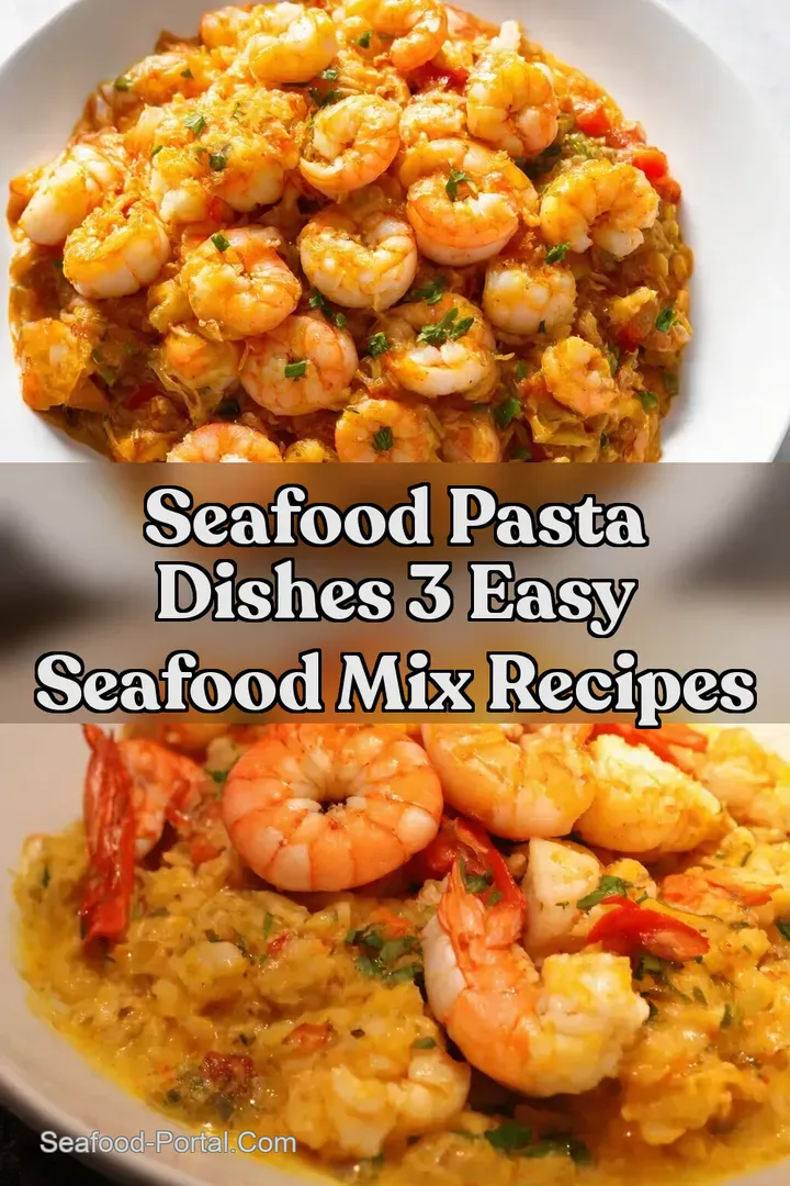 Seafood Pasta Dishes 3 Easy Seafood Mix Recipes