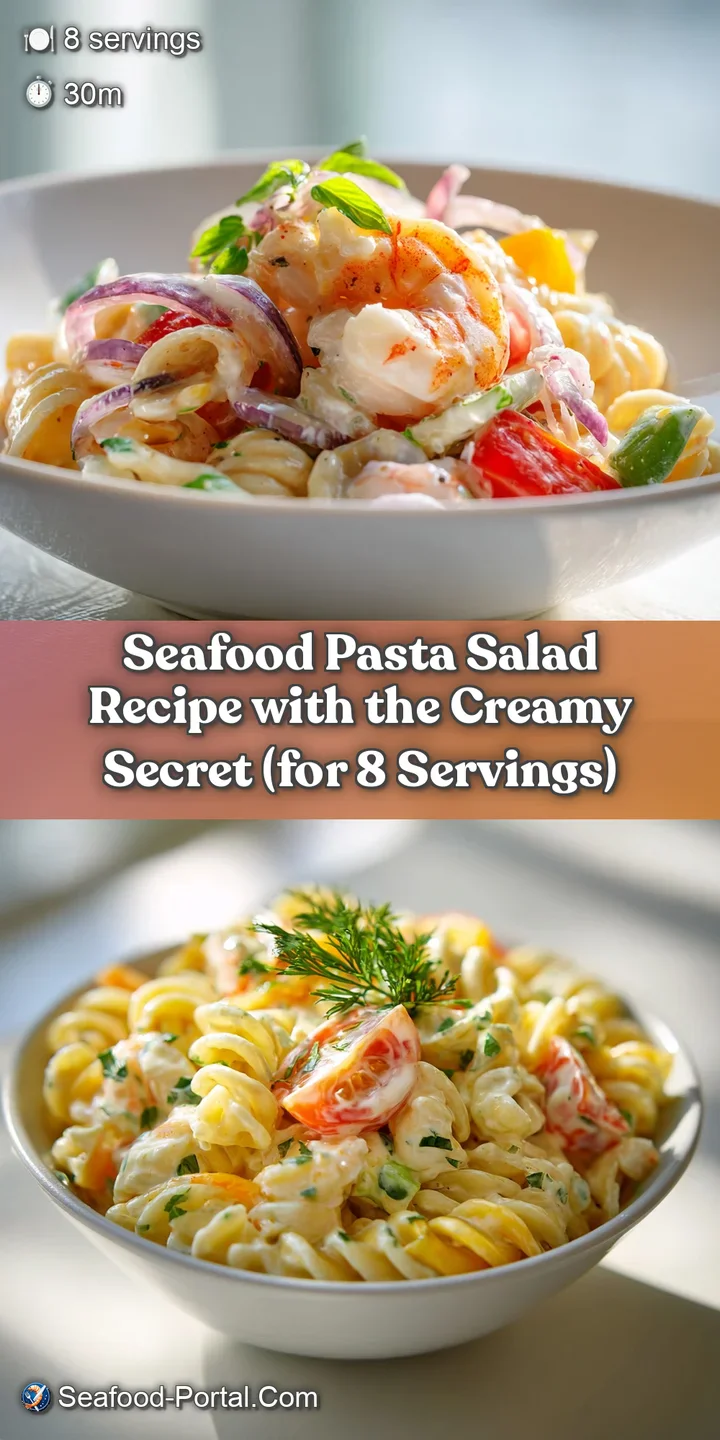 Close-up of plump pink shrimp and spiral pasta tossed in a lusciously creamy sauce, with delicate herb flecks throughout.