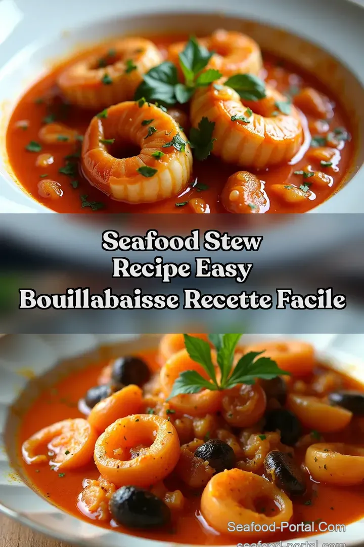 Seafood Stew Recipe Easy Bouillabaisse recette facile