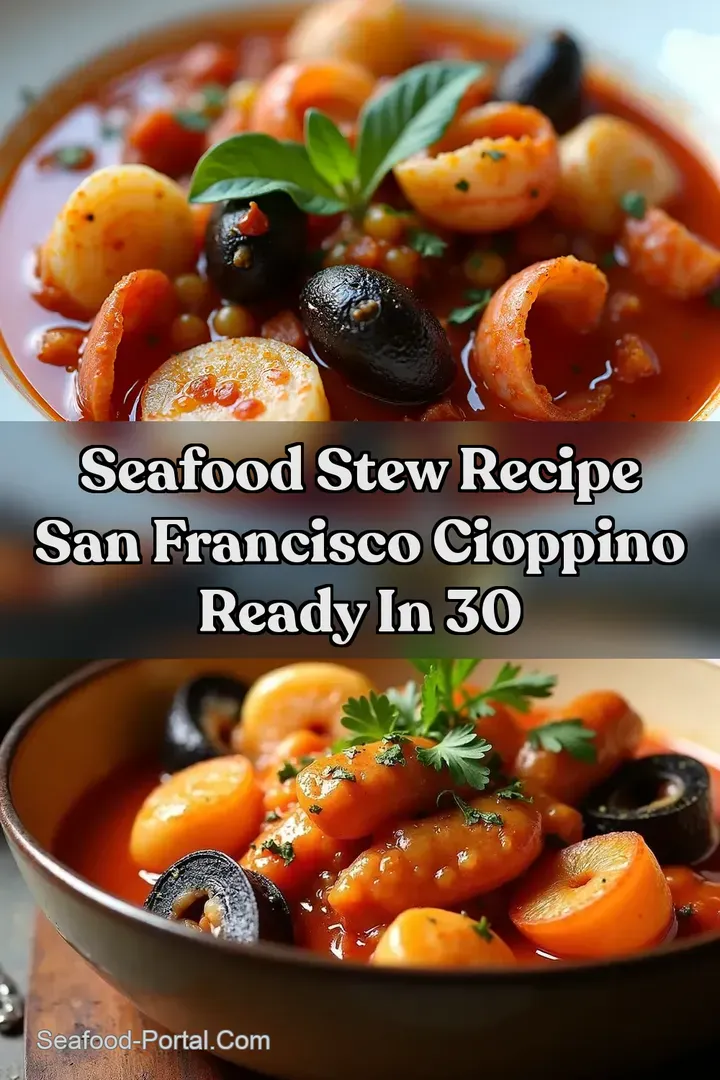 Seafood Stew Recipe San Francisco Cioppino Ready in 30