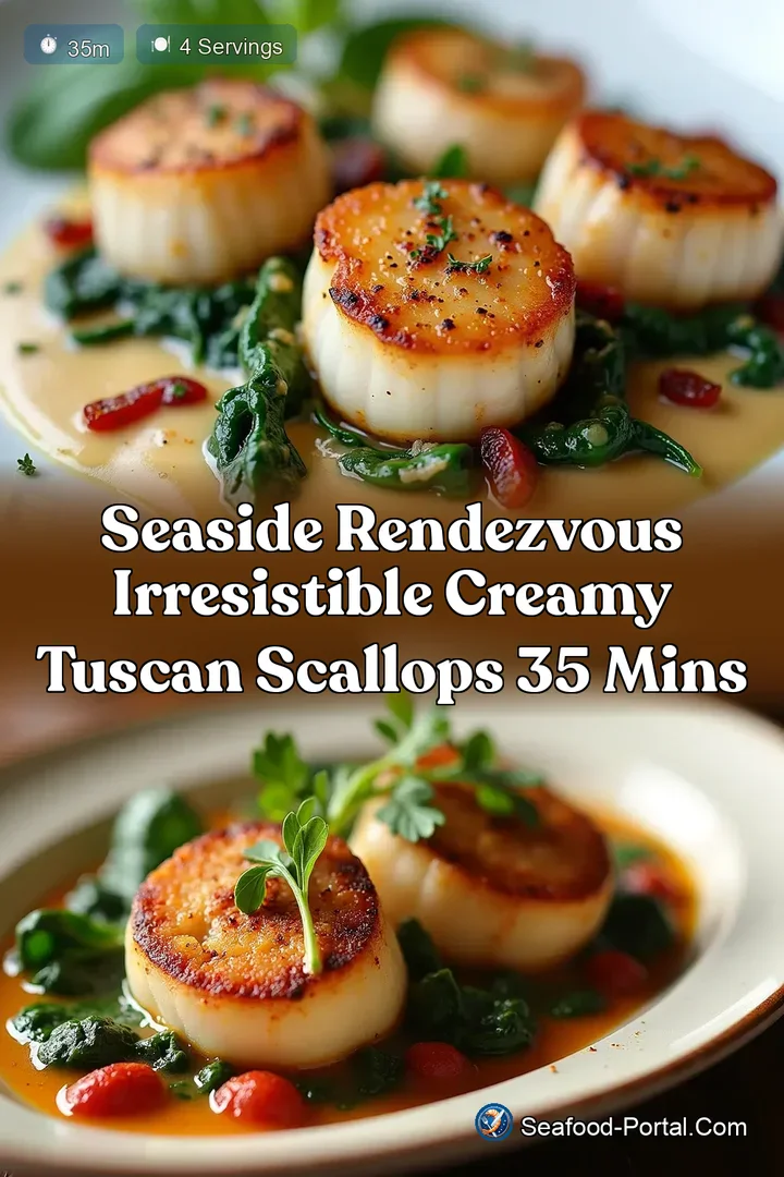 Seaside Rendezvous Irresistible Creamy Tuscan Scallops 35 Mins