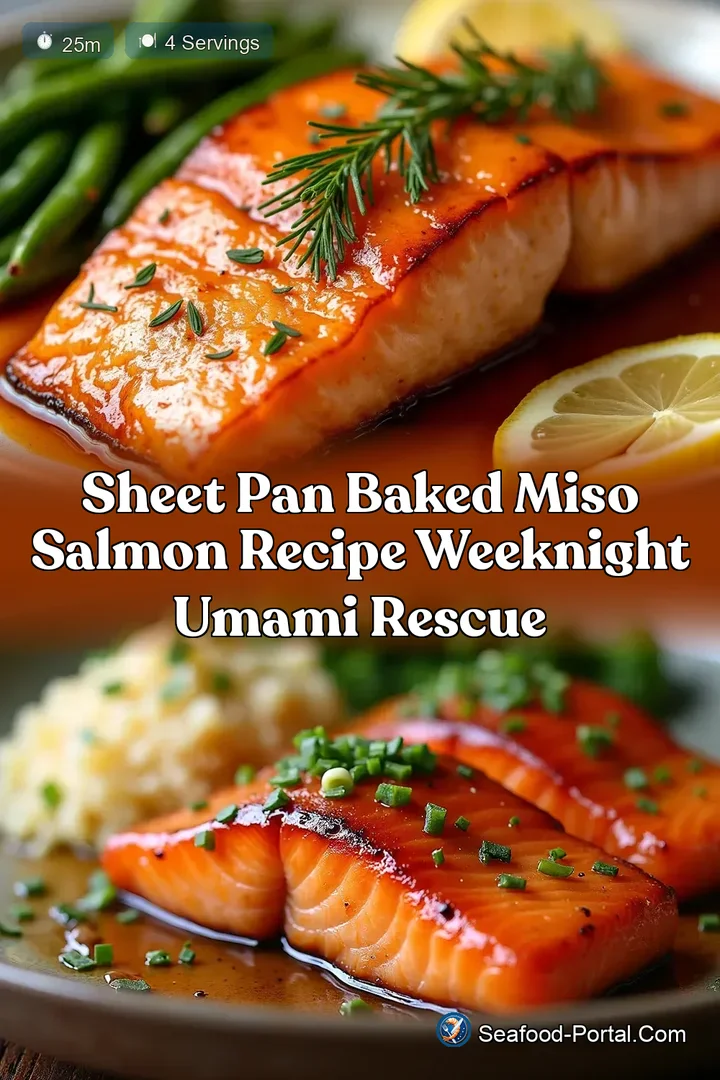 Sheet Pan Baked Miso Salmon Recipe Weeknight Umami Rescue