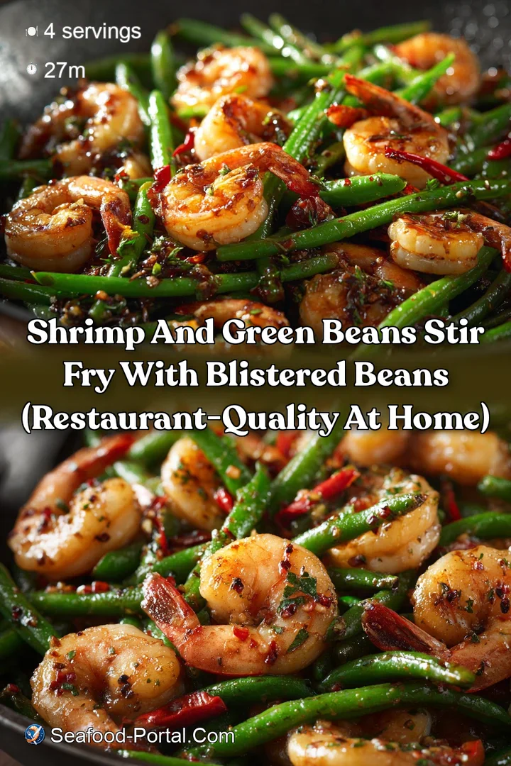Shrimp and Green Beans Stir Fry with Blistered Beans (Restaurant-Quality at Home)