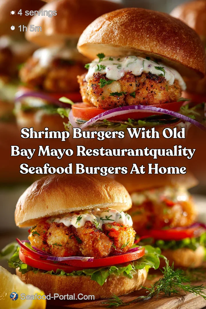 Shrimp Burgers with Old Bay Mayo RestaurantQuality Seafood Burgers at Home