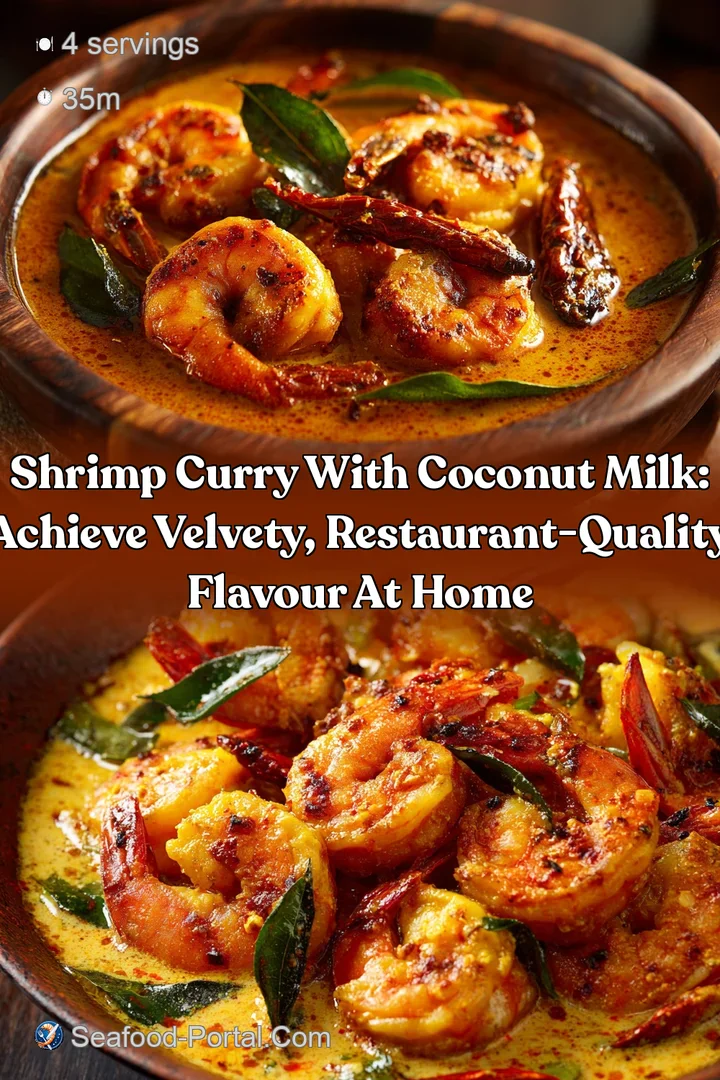 Shrimp Curry with Coconut Milk: Achieve Velvety Restaurant-Quality Flavour at Home