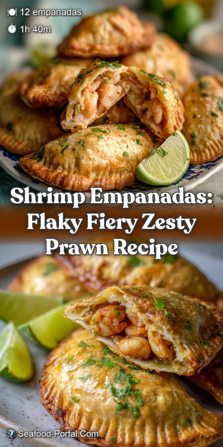Shrimp Empanadas: Flaky Fiery Zesty Prawn Recipe