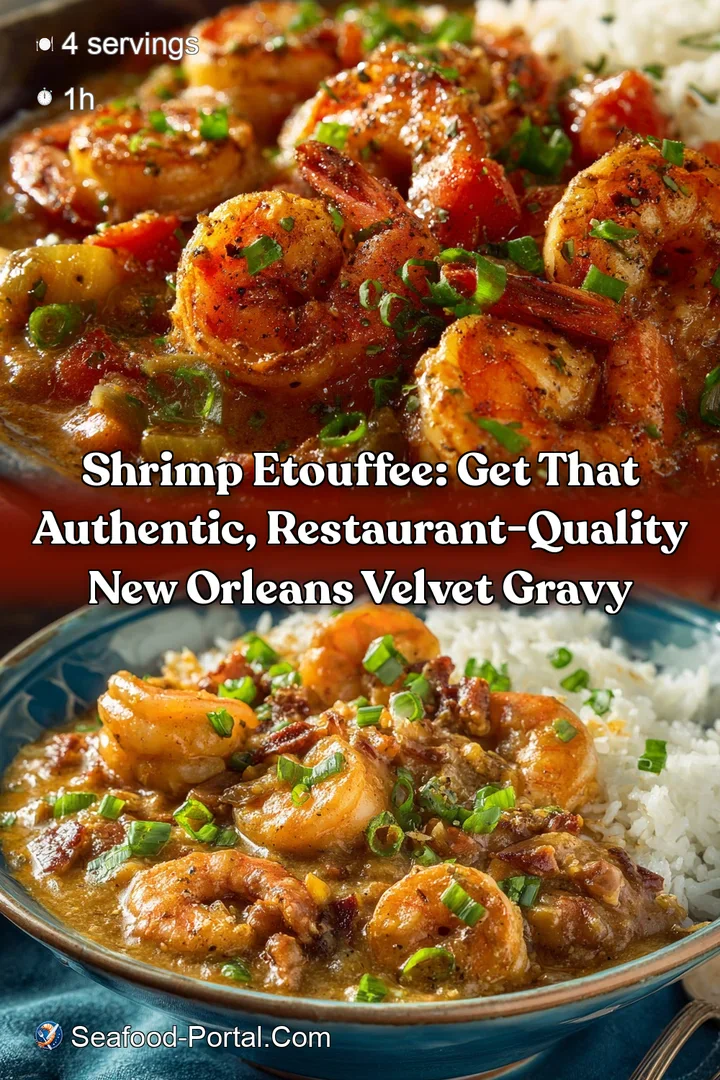 Shrimp Etouffee: Get That Authentic Restaurant-Quality New Orleans Velvet Gravy