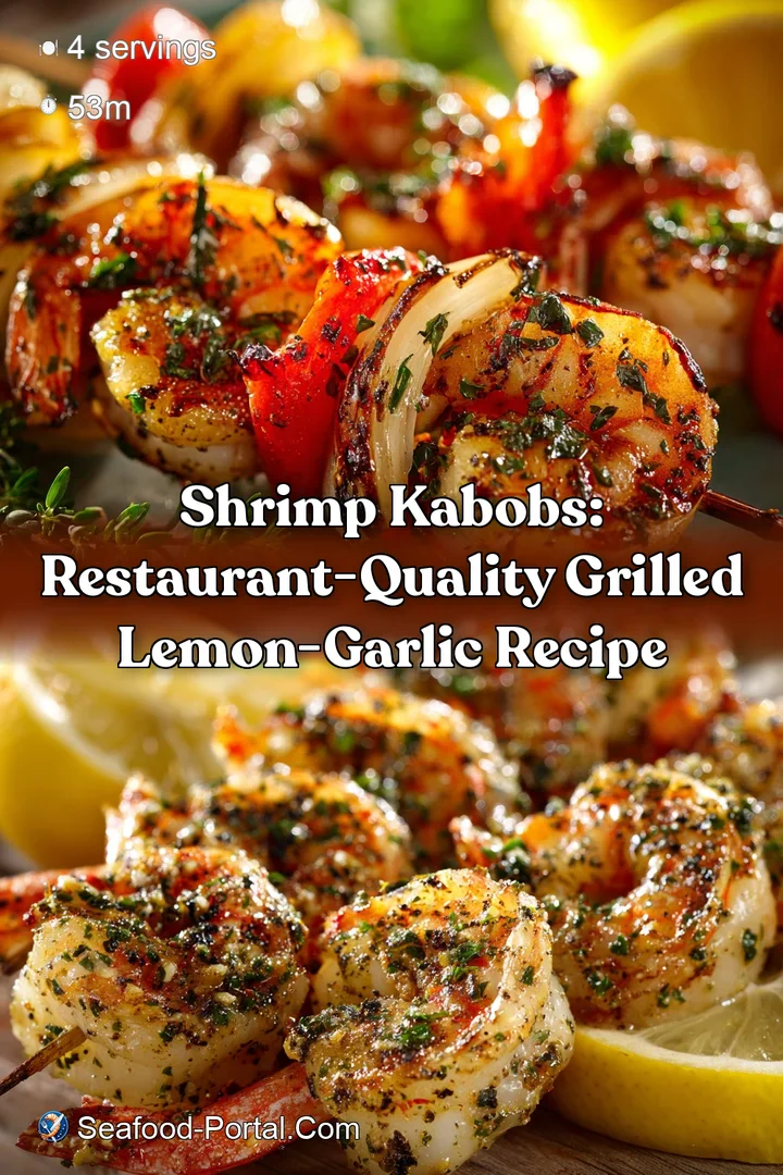 Shrimp Kabobs: Restaurant-Quality Grilled Lemon-Garlic Recipe