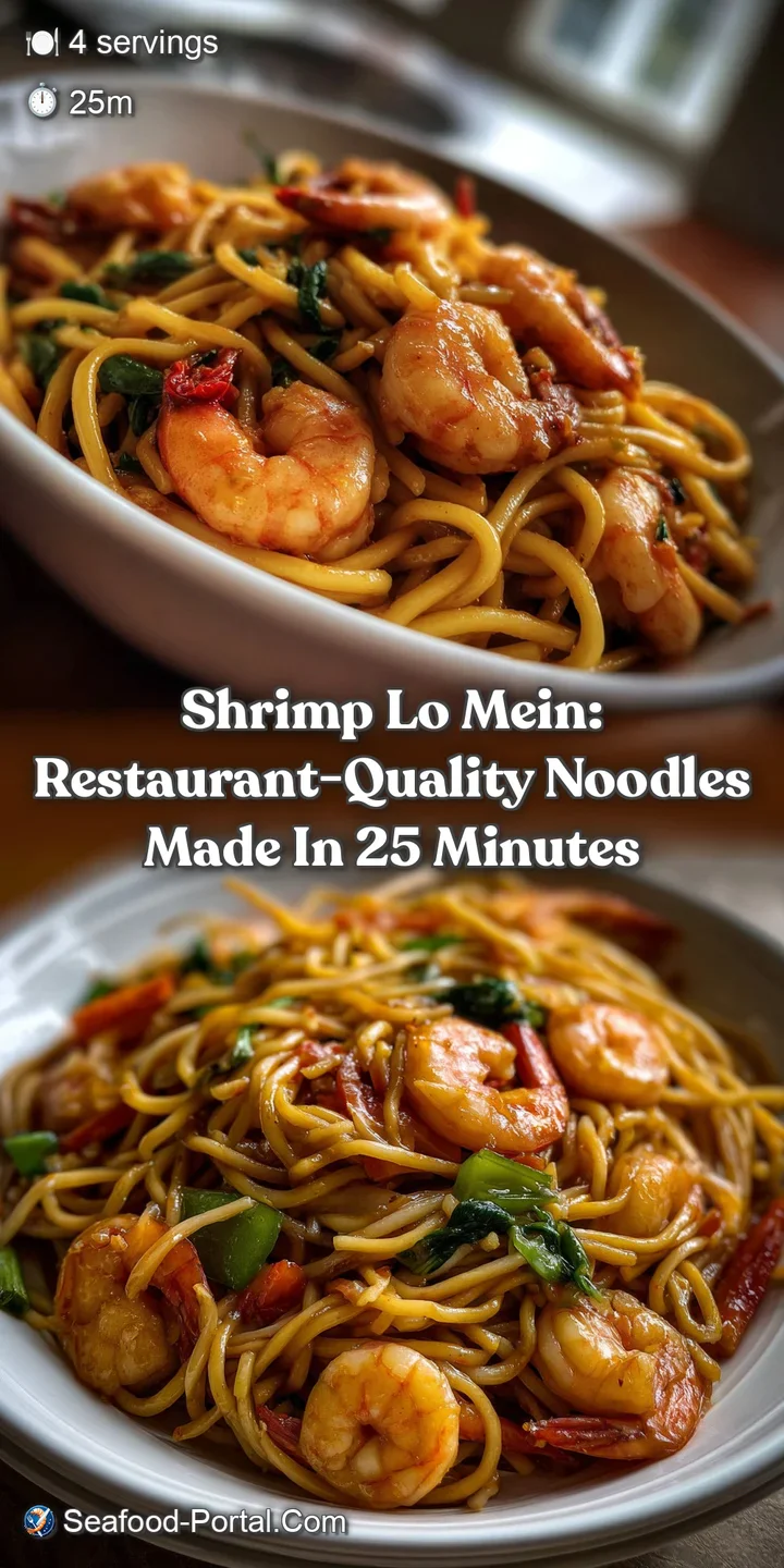Shrimp Lo Mein: Restaurant-Quality Noodles Made in 25 Minutes