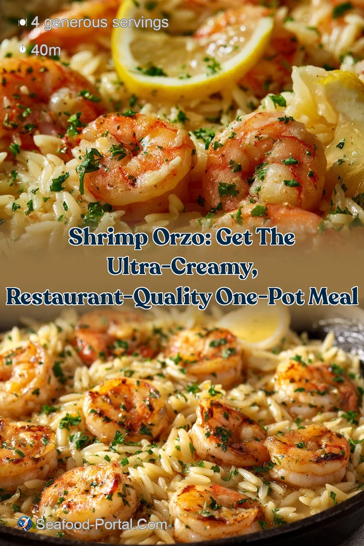 Shrimp Orzo: Get the Ultra-Creamy Restaurant-Quality One-Pot Meal