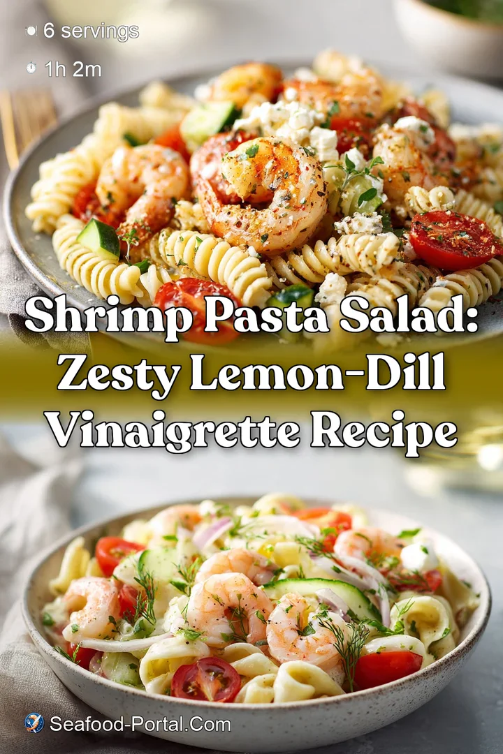 Shrimp Pasta Salad: Zesty Lemon-Dill Vinaigrette Recipe