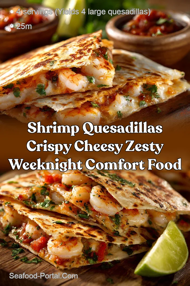 Shrimp Quesadillas Crispy Cheesy Zesty Weeknight Comfort Food