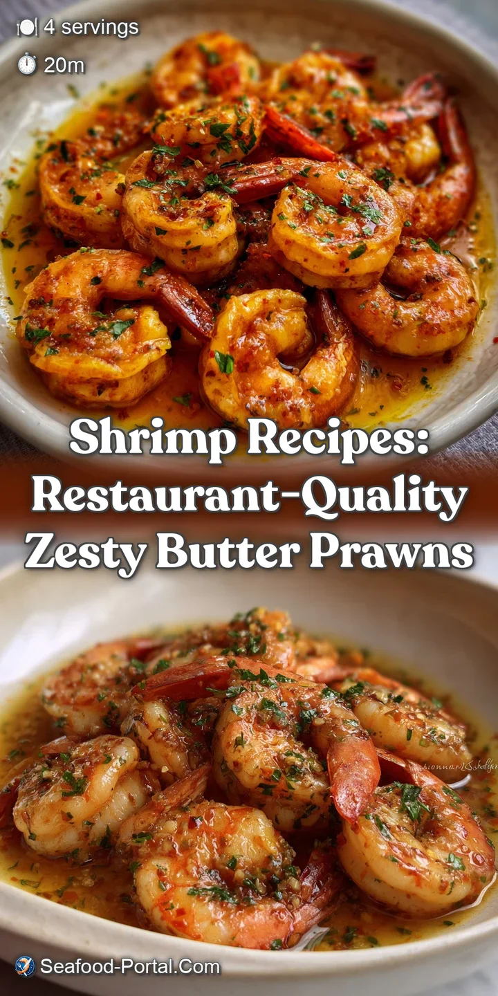 Shrimp Recipes: Restaurant-Quality Zesty Butter Prawns