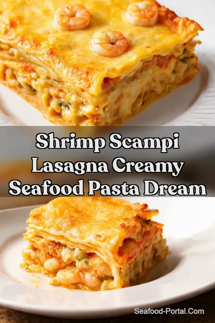 Shrimp Scampi Lasagna Creamy Seafood Pasta Dream