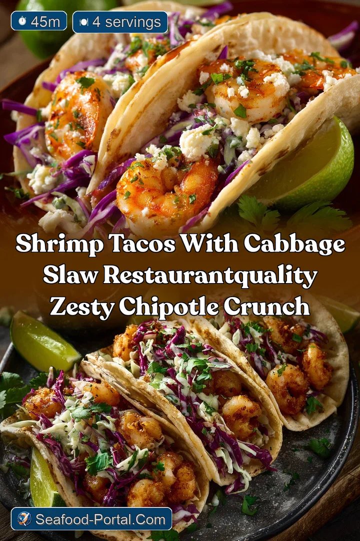 Shrimp Tacos with Cabbage Slaw RestaurantQuality Zesty Chipotle Crunch