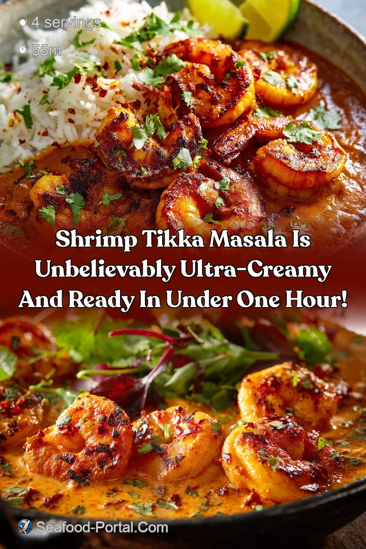 Shrimp Tikka Masala is unbelievably ultra-creamy and ready in under one hour!