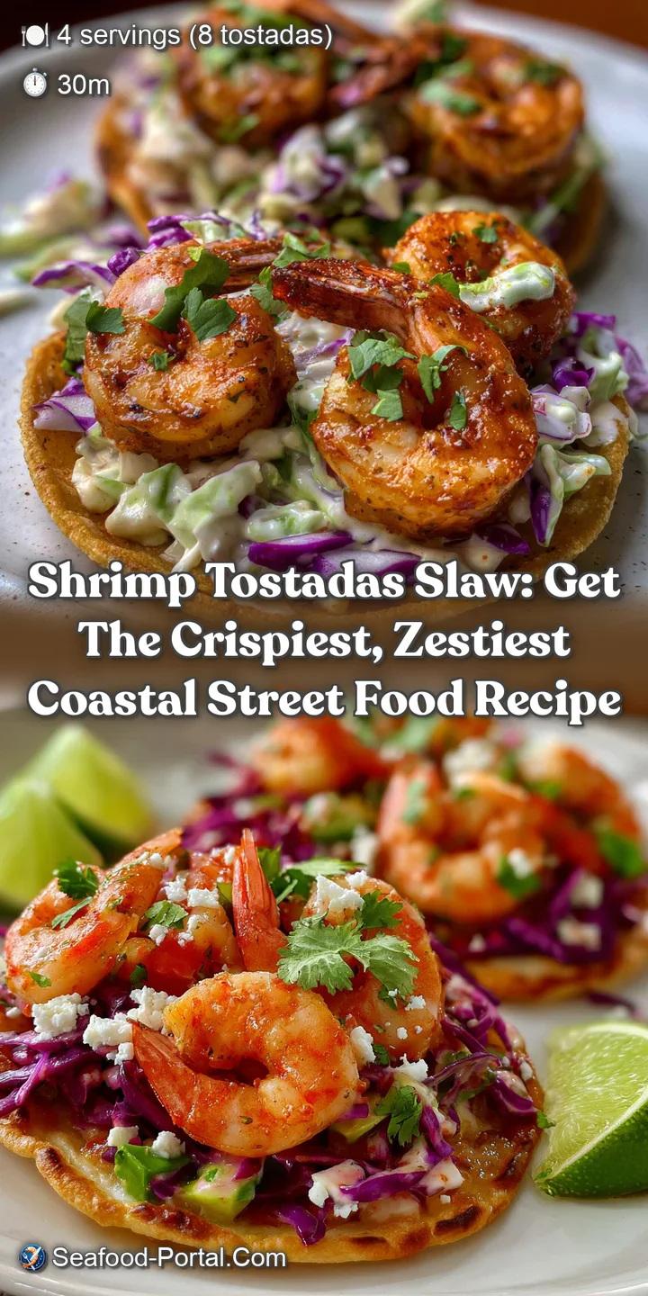 Shrimp Tostadas Slaw: Get the Crispiest Zestiest Coastal Street Food Recipe