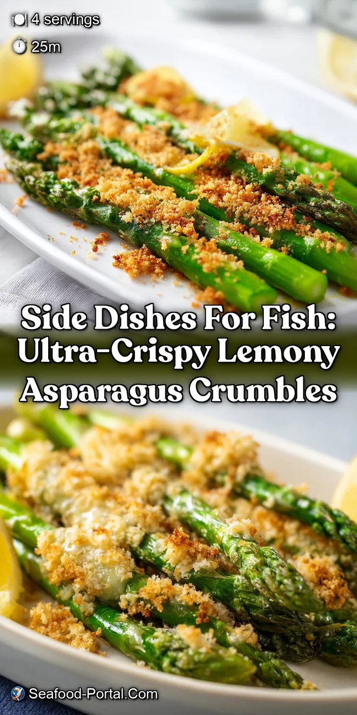 Side Dishes for Fish: Ultra-Crispy Lemony Asparagus Crumbles