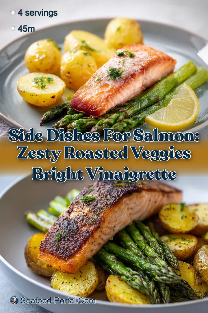 Side Dishes for Salmon: Zesty Roasted Veggies Bright Vinaigrette