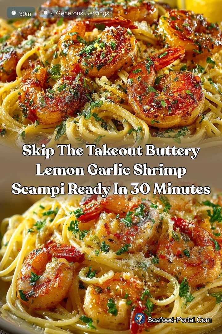 Skip the Takeout Buttery Lemon Garlic Shrimp Scampi Ready in 30 Minutes