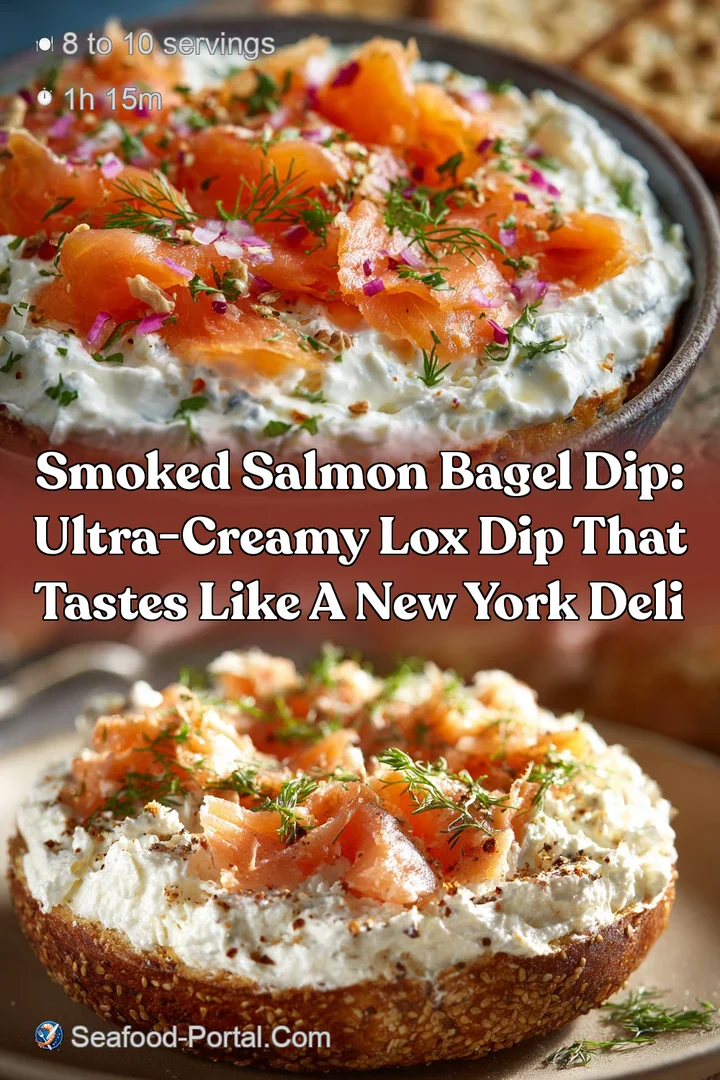 Smoked Salmon Bagel Dip: Ultra-Creamy Lox Dip that Tastes Like a New York Deli