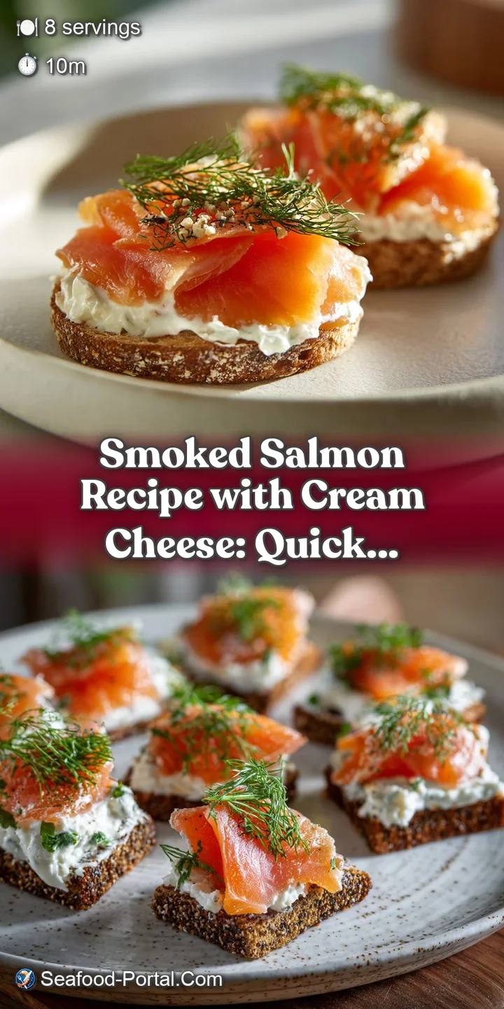 Close-up: Silky smoked salmon, glistening with oil, contrasts with the fluffy cream cheese on a crisp bread slice.