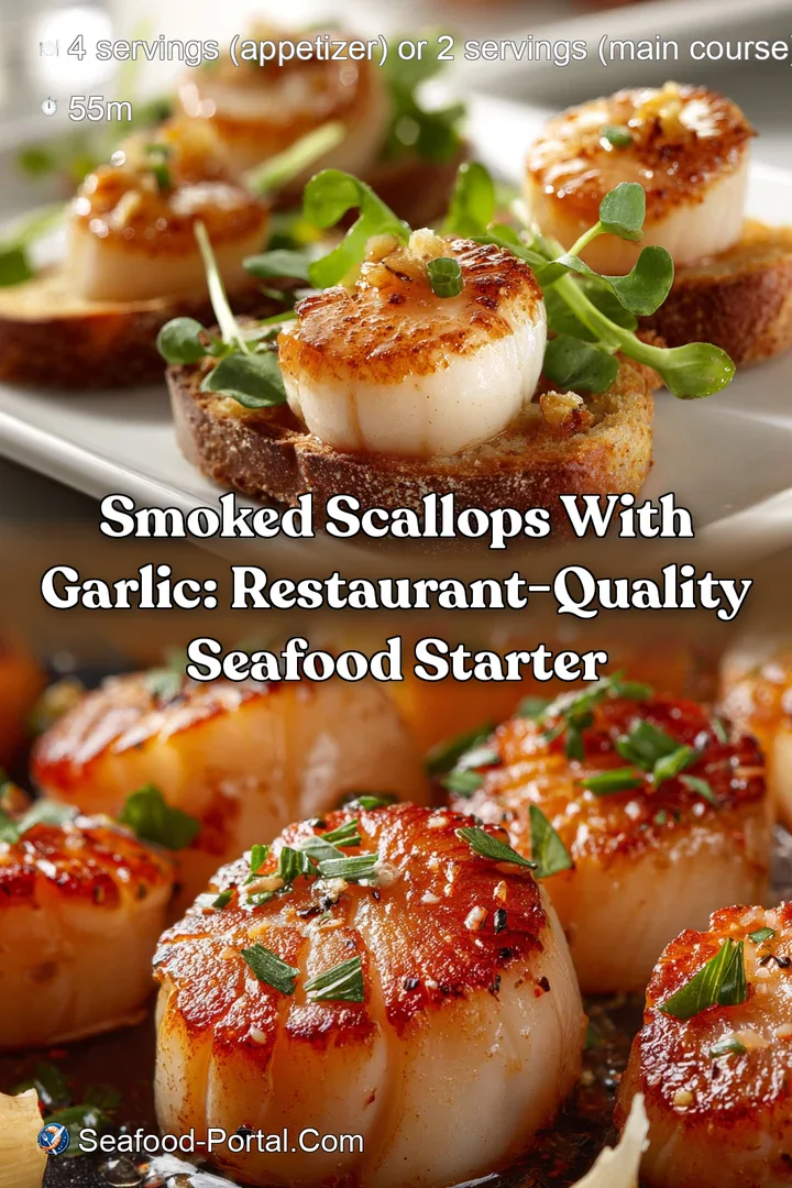 Smoked Scallops with Garlic: Restaurant-Quality Seafood Starter