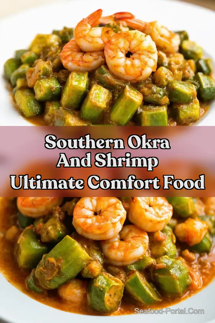 Southern Okra And Shrimp Ultimate Comfort Food
