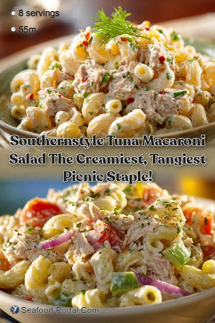 SouthernStyle Tuna Macaroni Salad The Creamiest Tangiest Picnic Staple!