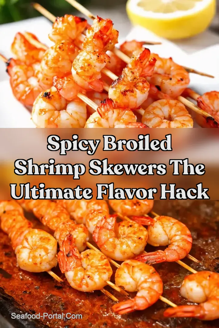 Spicy Broiled Shrimp Skewers The Ultimate Flavor Hack : PIN FOR LATER Spicy Broiled Shrimp Skewers The Ultimate Flavor Hack