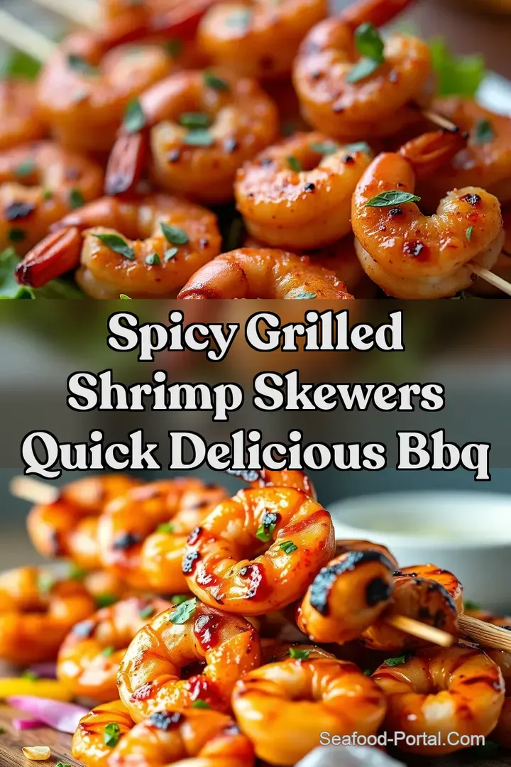 Spicy Grilled Shrimp Skewers Quick Delicious BBQ