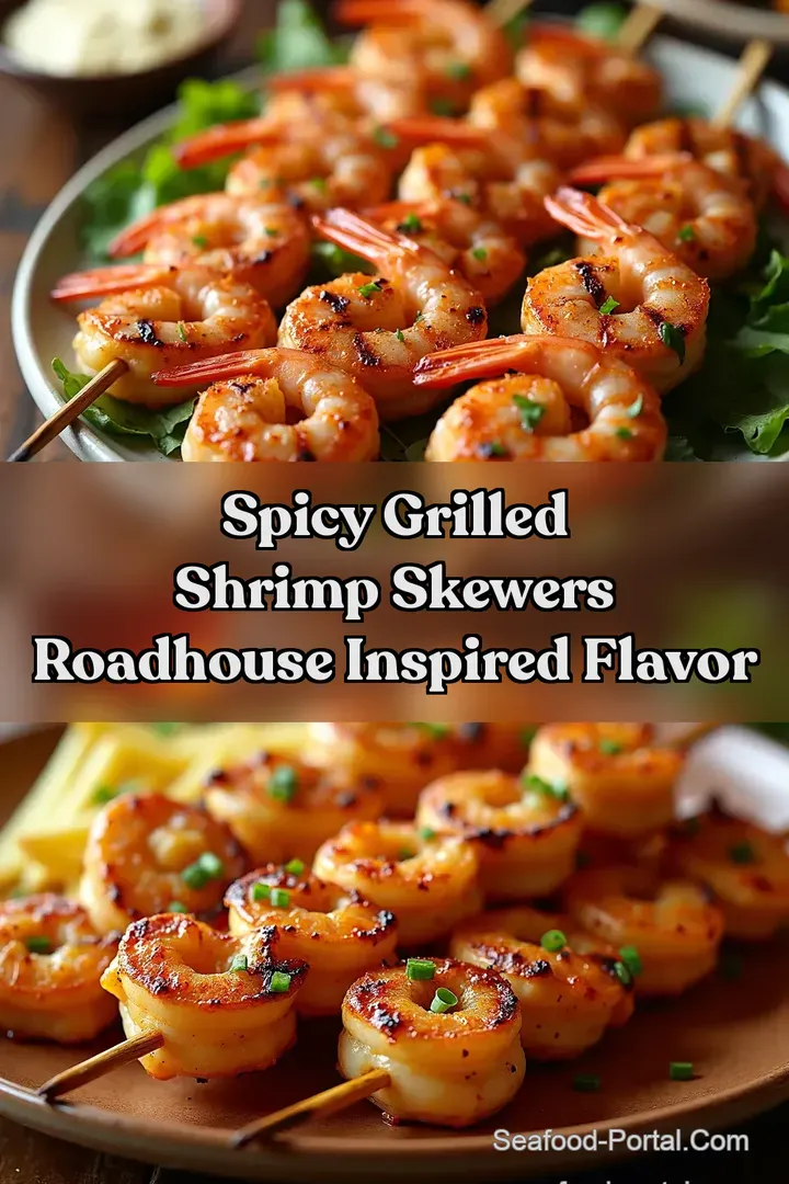 Spicy Grilled Shrimp Skewers Roadhouse Inspired Flavor