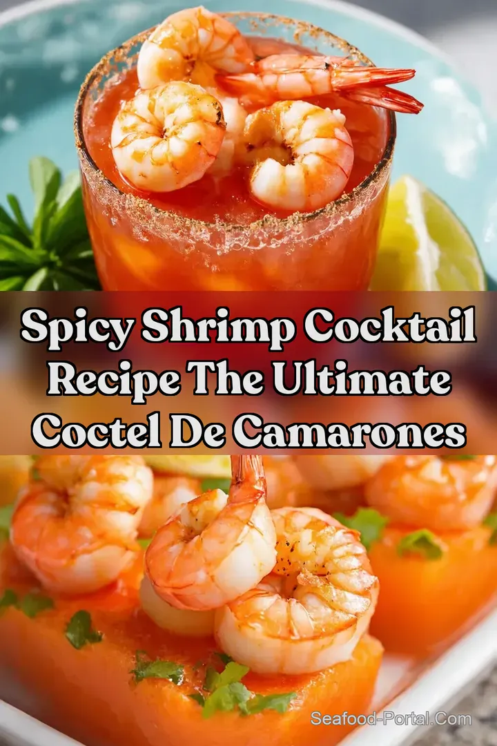 Spicy Shrimp Cocktail Recipe The Ultimate Coctel De Camarones