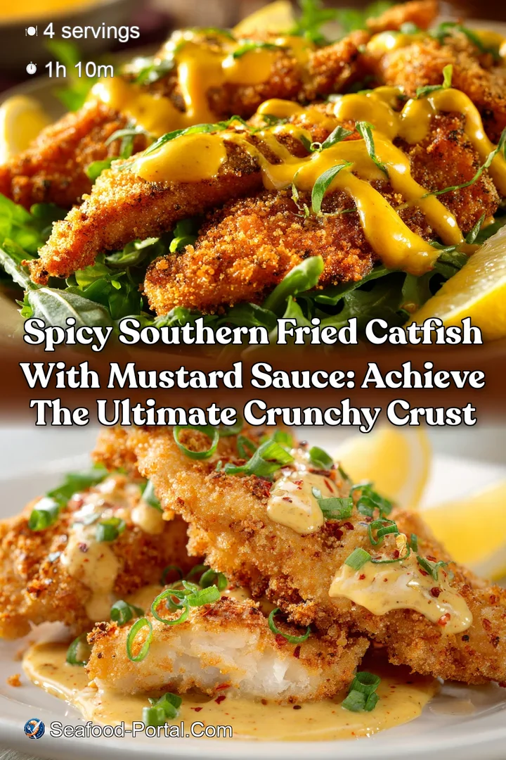 Spicy Southern Fried Catfish With Mustard Sauce: Achieve the Ultimate Crunchy Crust