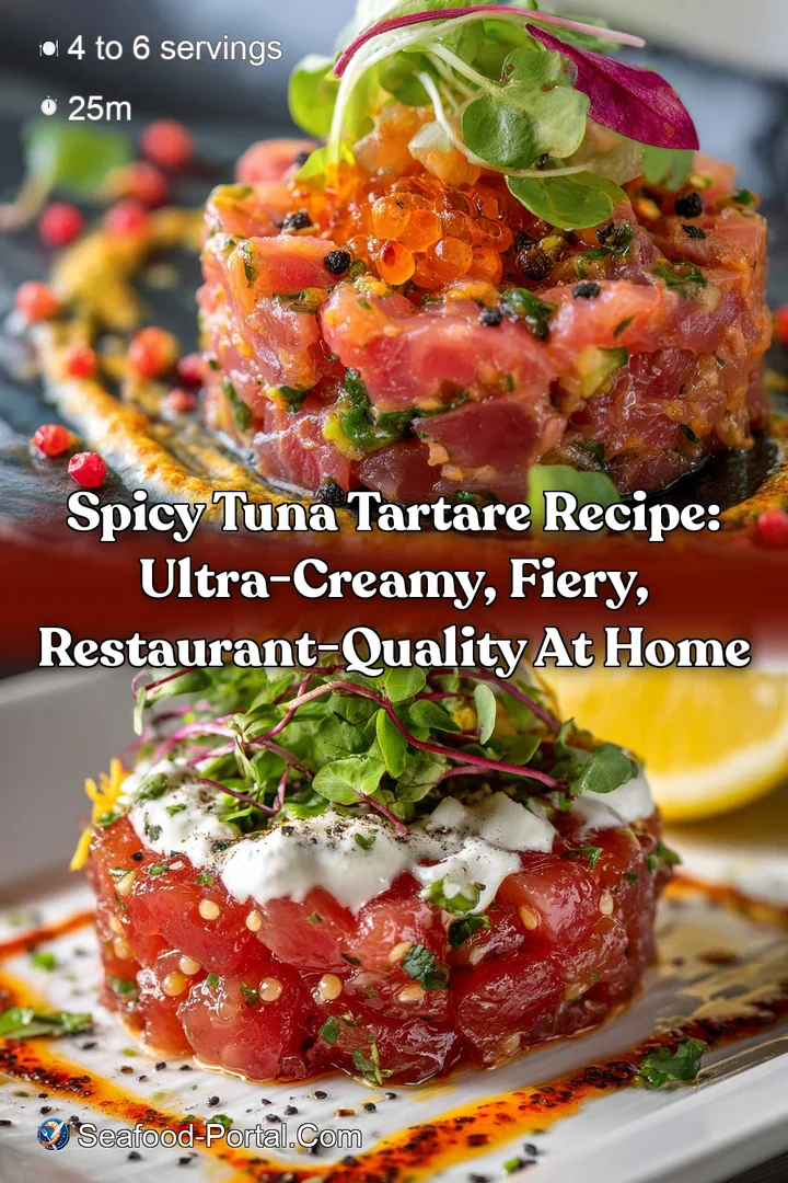 Spicy Tuna Tartare Recipe: Ultra-Creamy Fiery Restaurant-Quality at Home