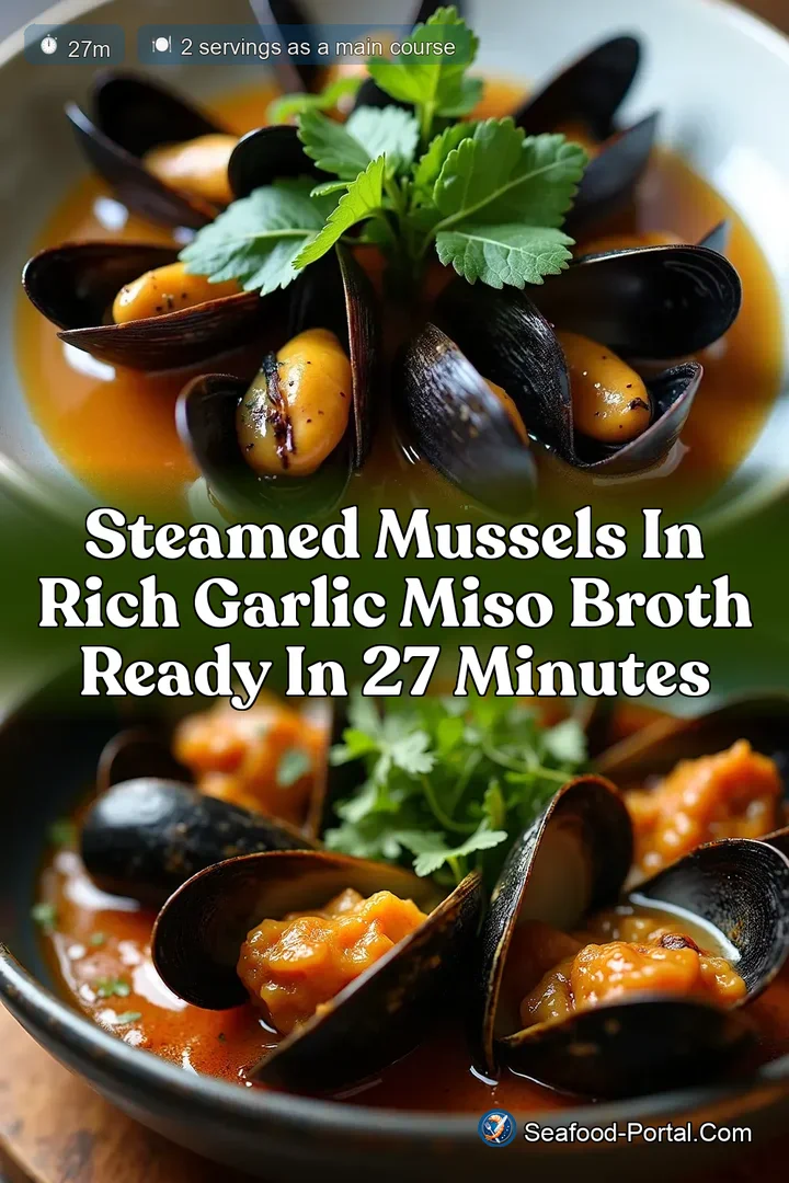 Steamed Mussels in Rich Garlic Miso Broth Ready in 27 Minutes