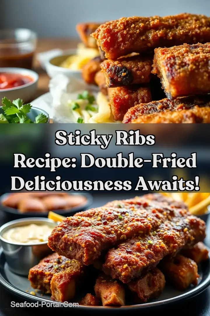 Sticky Ribs Recipe: Double-Fried Deliciousness Awaits! : PIN FOR LATER Sticky Ribs Recipe: Double-Fried Deliciousness Awaits!