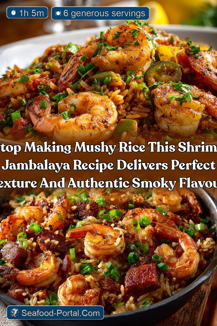 Stop making mushy rice This Shrimp Jambalaya recipe delivers perfect texture and authentic smoky flavour