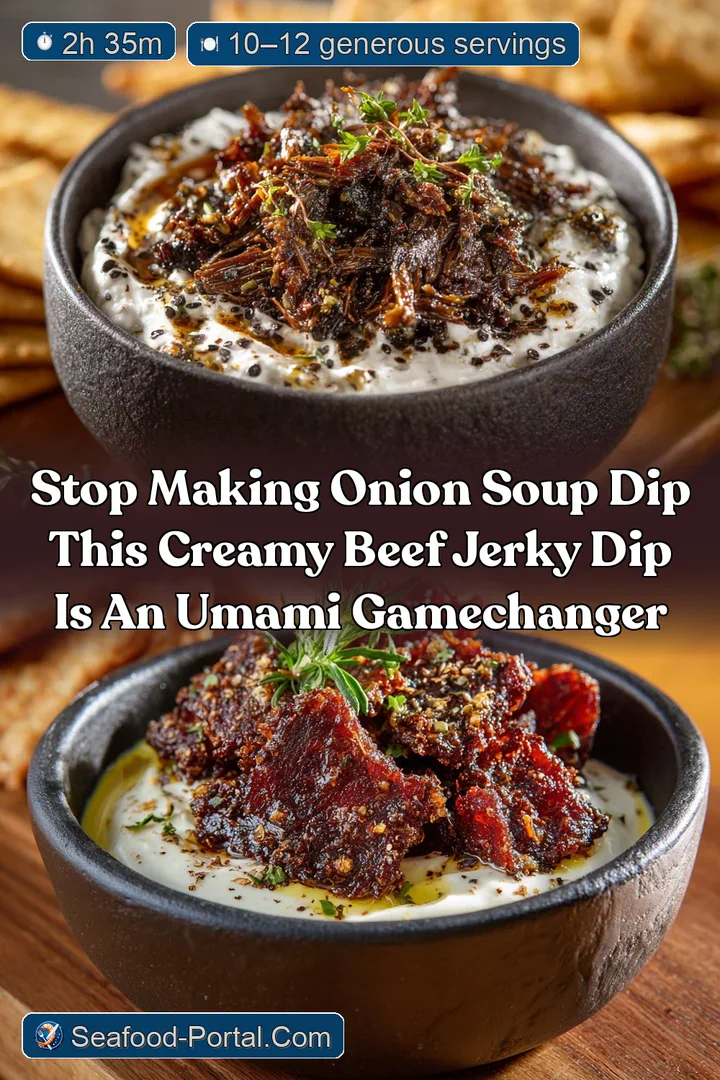 Stop Making Onion Soup Dip This Creamy Beef Jerky Dip is an Umami GameChanger