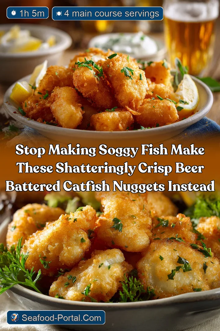 Stop making soggy fish Make these shatteringly crisp Beer Battered Catfish Nuggets instead