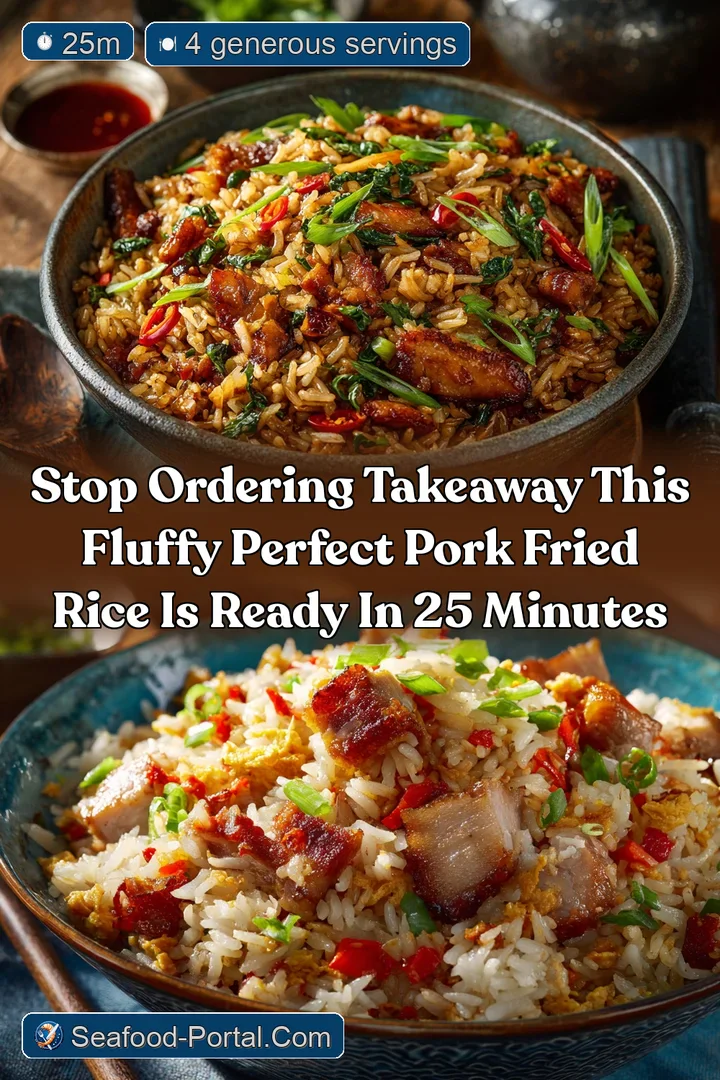 Stop Ordering Takeaway This Fluffy Perfect Pork Fried Rice is Ready in 25 Minutes